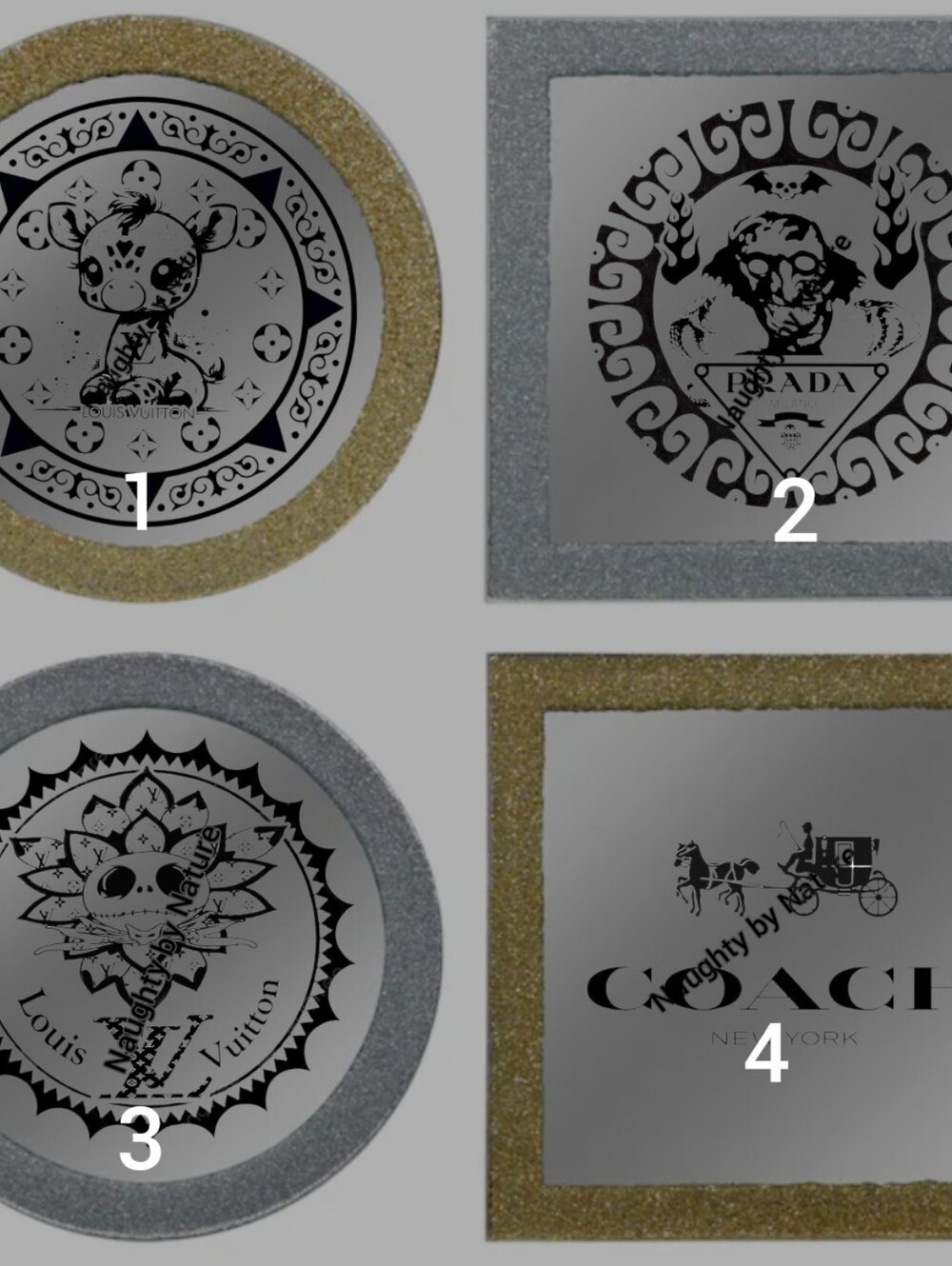 Luxury Logo Mirror Can Be Personalized Price Is For Each Piece